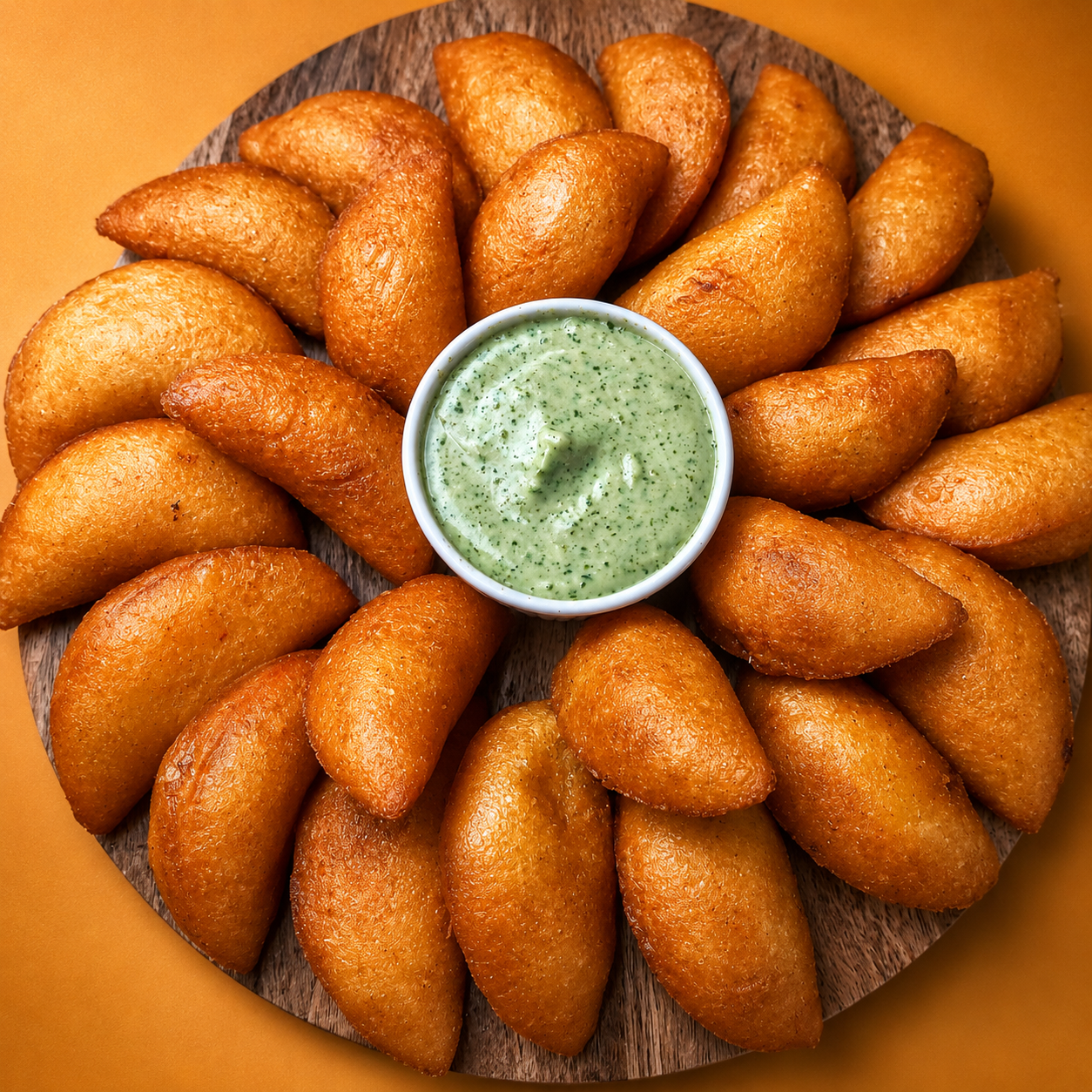 Dos mini empanadas venezolanas sin gluten