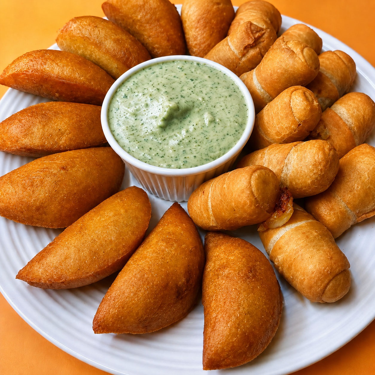 Combo de 10 mini empanadas y 10 tequeños